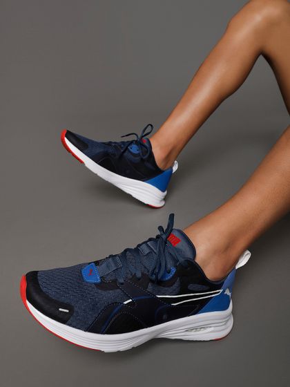 puma hybrid fuego trainers in grey