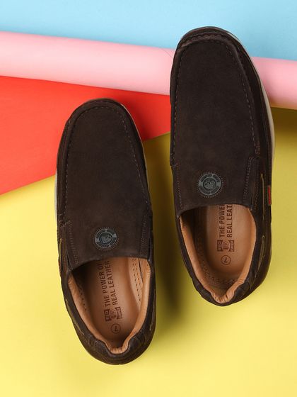 Buy Woodland ProPlanet Men Brown Suede 