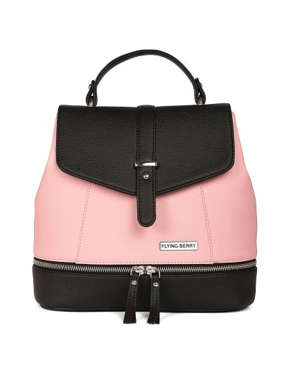 Olive green pink backpack deals