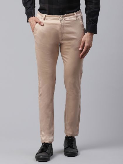 Buy Slim Fit Mens Brown Trousers online  Looksgudin