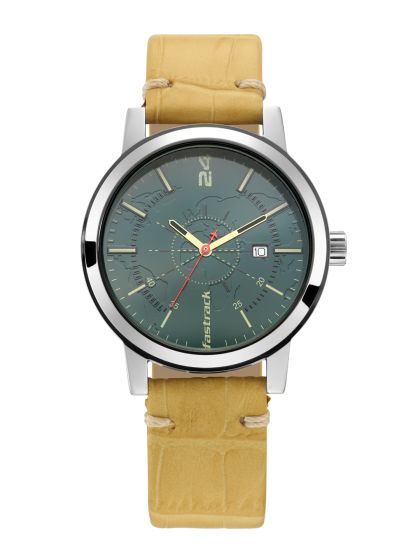 Buy Fastrack Men Red Analogue Watch 3159SL01 Watches for Men