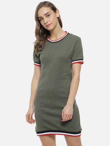 Knitted t shirt dress clearance