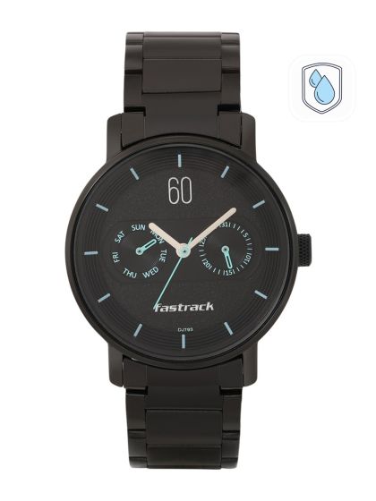 Buy Fastrack Women Silver Toned Leather Analogue Watch NK6107SL01