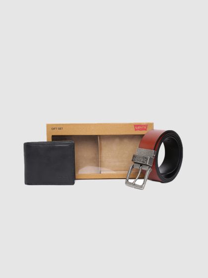 levis belt and wallet set