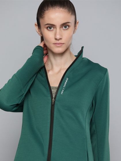 thumb hole jacket myntra