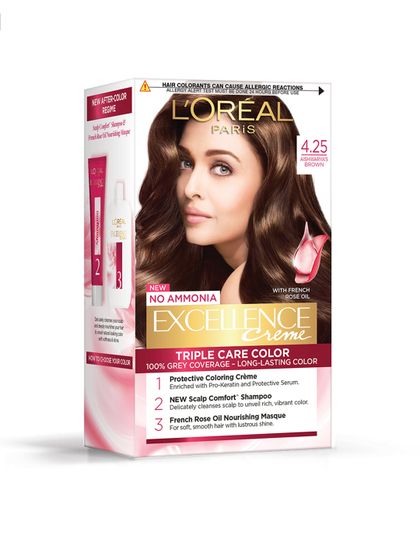 Buy Loreal Paris Excellence Creme Natural Hair Color Light Brown 6 72ml 100g Hair Colour For Women 1967193 Myntra Garnier olia ammonia free permanent hair color, 100 percent gray coverage (packaging may vary), 6.03 light neutral brown. buy loreal paris excellence creme