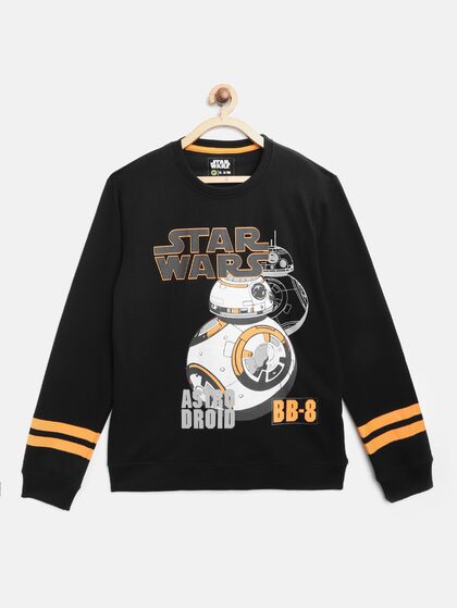Star Wars Boys BB8 Long Sleeved Top Ages 5 to 13 Years 