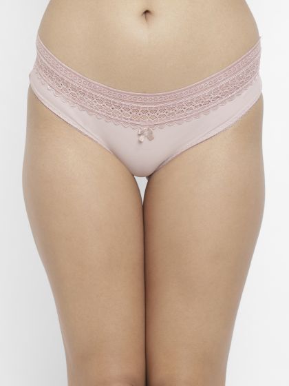 Buy N Gal Beige Net Seamless Stick On Thongs NAYSP04 - Briefs for Women  5646741