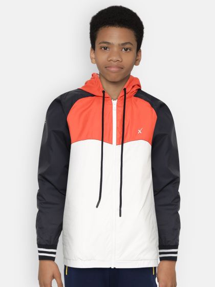 Boys white bomber jacket hotsell