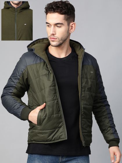 Navy Reversible Quilted Jacket 
