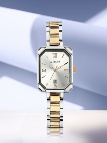 Buy Titan Karishma Upgrades Women White Analogue Watch NL2572BM01