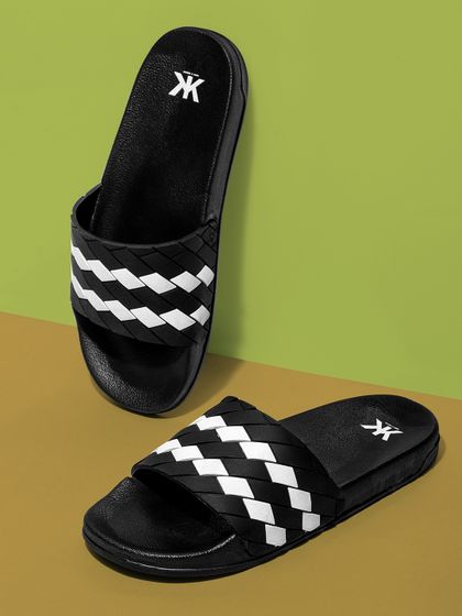 green lacoste sliders