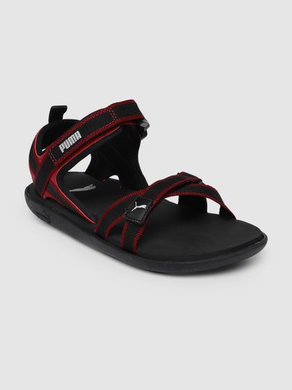 puma grey sports sandals