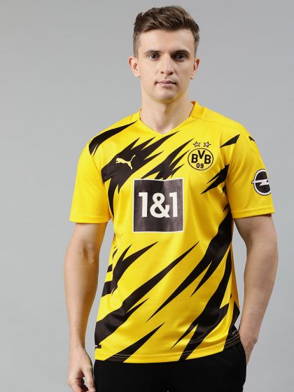 Buy Puma Yellow Printed Polyester Borussia Dortmund Football Jersey Tshirts For Men 1266587 Myntra