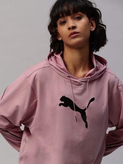 pink puma jumper womens