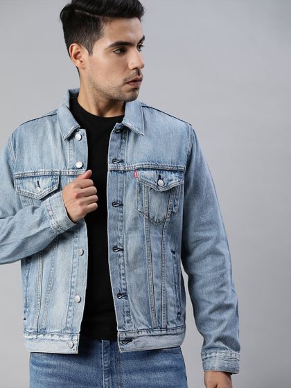 blue levis denim jacket