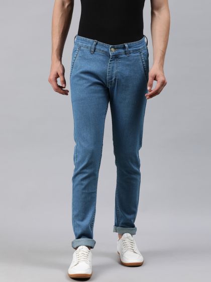 Buy Locomotive Blue Slim Fit Cross Pocket Jeans - Jeans for Men 1412743