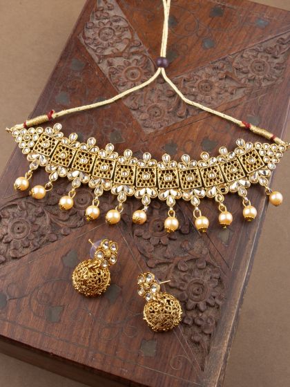 Buy Sukkhi Gold Plated Bahubali Inspired Jewellery Set Jewellery