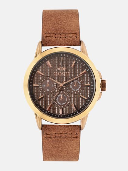 Buy Roadster Men Brown Analogue Watch 