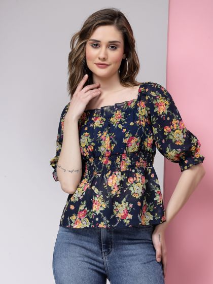 Myntra - Embrace your casual side with these floral tops from