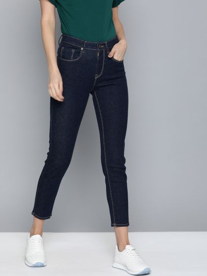 Buy TWIN BIRDS Women Blue Skinny Fit Mid Rise Clean Look Jeans