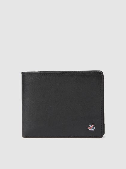 Puma men black genuine leather wallet hot sale