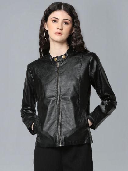 Roots leather clearance jacket womens