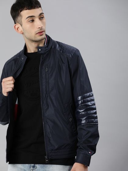 Buy Tommy Men Green Solid Sleeveless Quilted Jacket - Jackets for 8228117 | Myntra
