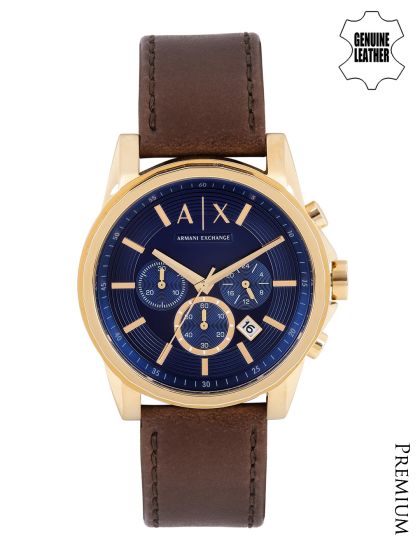 Buy Armani Exchange Men Navy Dial Chronograph Watch AX2501