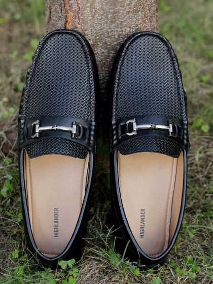 Buy ID Men s Casual Leather Brown Funky Shoe Casual Shoes for