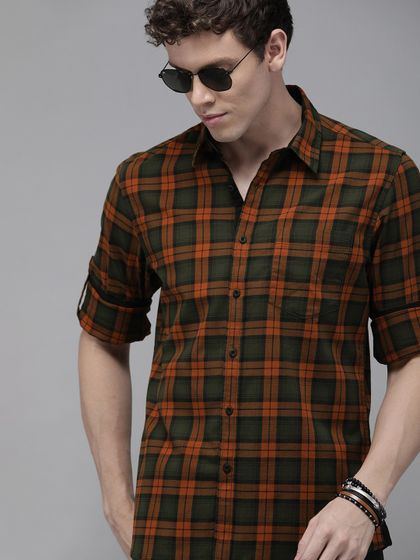 Indian Terrain Men Navy Blue Slim Fit 