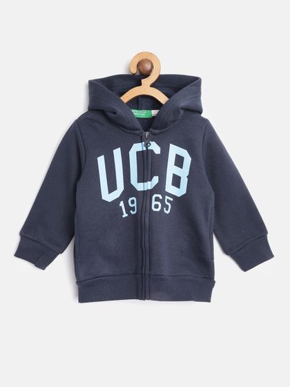 Buy United Colors Of Benetton Boys Navy Blue Solid Sweatshirt - Sweatshirts  for Boys 7405609 | Myntra