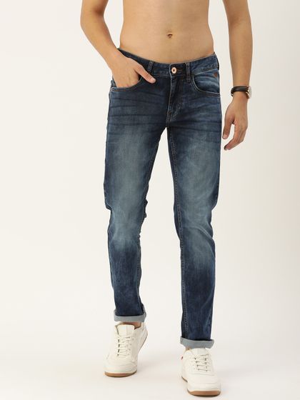 flying machine slim men blue jeans
