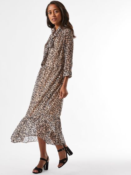 Tokyo talkies women navy hot sale blue printed shirt dress