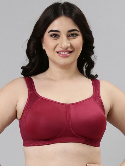 Enamor Full Coverage, Wirefree FB12 Full Support Smooth Super Lift Women  Full Coverage Non Padded Bra - Buy BLACK Enamor Full Coverage, Wirefree FB12  Full Support Smooth Super Lift Women Full Coverage