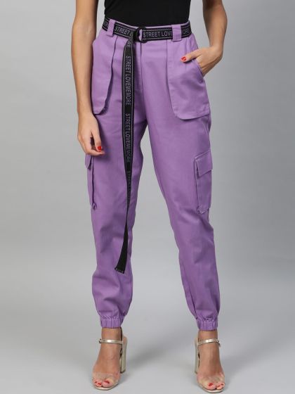 Buy Olive Trousers & Pants for Women by Annabelle by Pantaloons Online |  Ajio.com