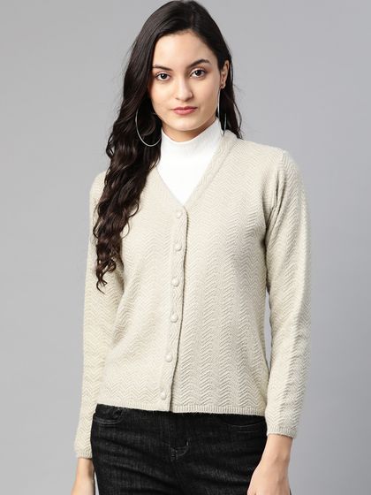beige cardigan top