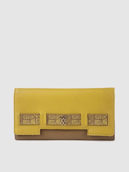 Buy Baggit Women Fuchsia & Orange Colourblocked Zip Around Wallet - Wallets  for Women 7485127