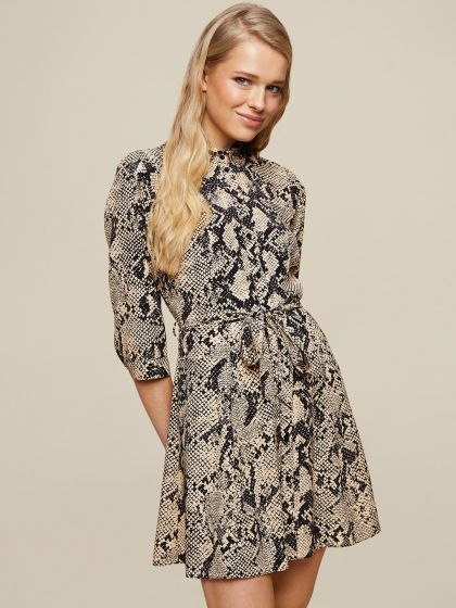 Buy DOROTHY PERKINS Animal Print Wrap Midi Dress Dresses for