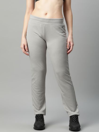 Buy Reebok Women Grey Workout PP Bootcut Track Pants - Track Pants