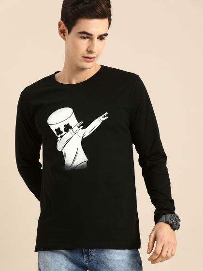 Marshmello t shirt myntra hot sale