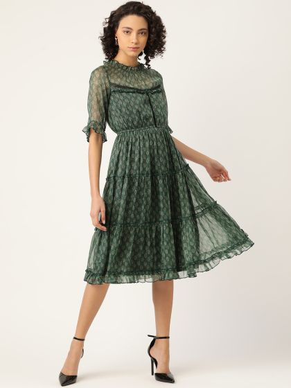 Buy Sher Singh Plum Coloured Bay Dress Dresses for Women 110432