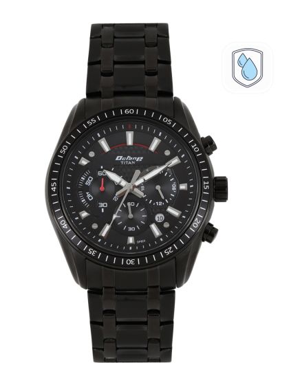 Buy MINI Men Black Mustard Yellow Analogue Watch 160905