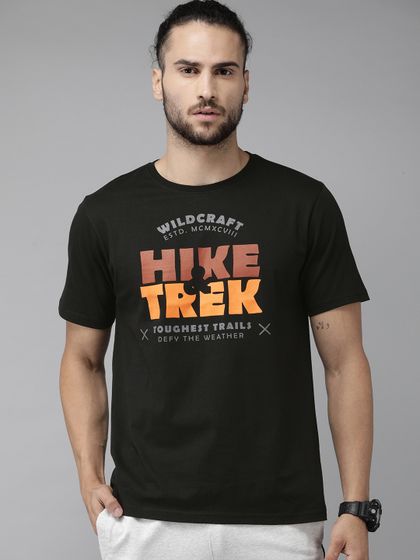 Buy Wildcraft Men Black Solid HYPACOOL 