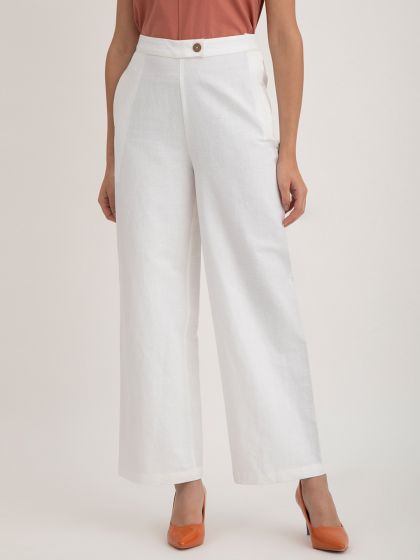 Benetton sales linen pants