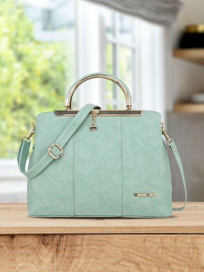 Lino Perros off white sling bag (GREEN) : .in: Fashion