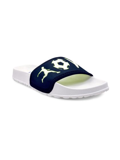 Buy Tommy Hilfiger Boys Brand Logo Printed Sliders Flip Flops