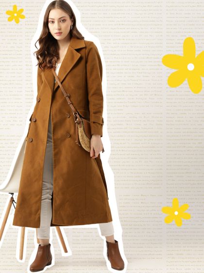 Buy Next Women Yellow Checked Coats Coats for Women 8600391 Myntra