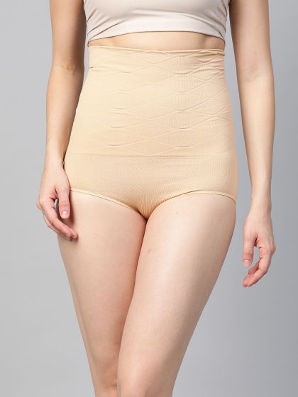 HSR Shapewear for Women Tummy Control Shorts High Waist Panty Mid Thigh Body  Shaper (XL, Black)