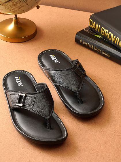 Buy Ferraiolo Men Navy Blue Leather Sandals Sandals for Men